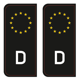 Alite Stickers™ - for number plate (German version) - Alite