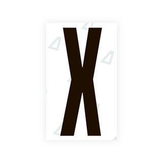 Alite Nanofilm for US (Nevada) license plates - Symbol "X" - Alite
