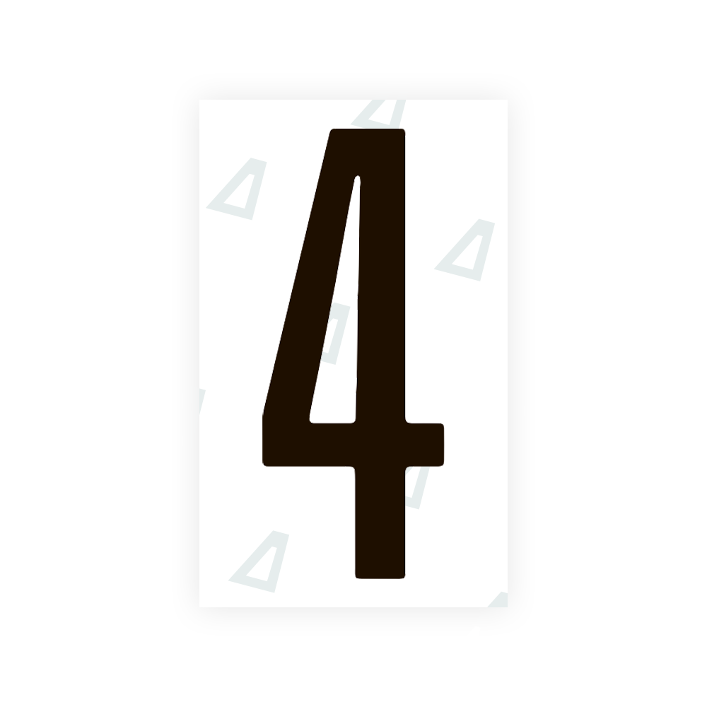 Alite Nanofilm for US (Ohio 2021) license plates - Symbol "5" - Alite