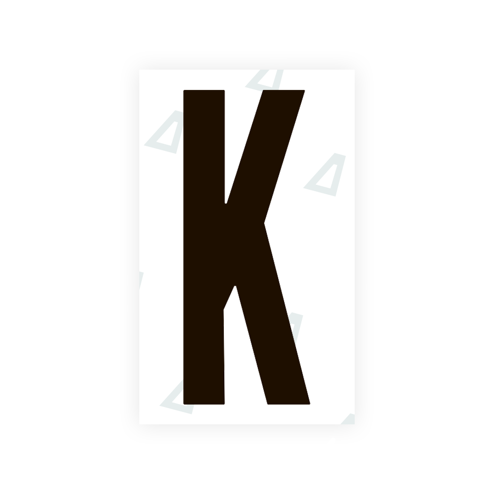 Alite Nanofilm for US (Ohio 2021) license plates - Symbol "K" - Alite
