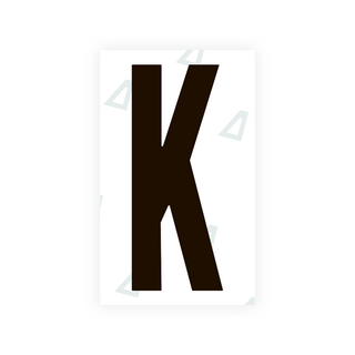Alite Nanofilm for US (Ohio 2021) license plates - Symbol "K" - Alite