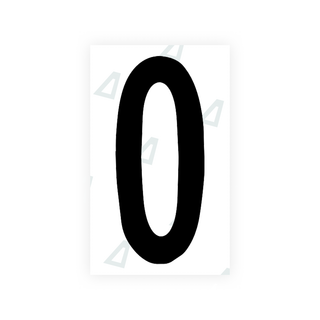Alite Nanofilm for US (Georgia 2012 - Round) license plates - Symbol "O" - Alite