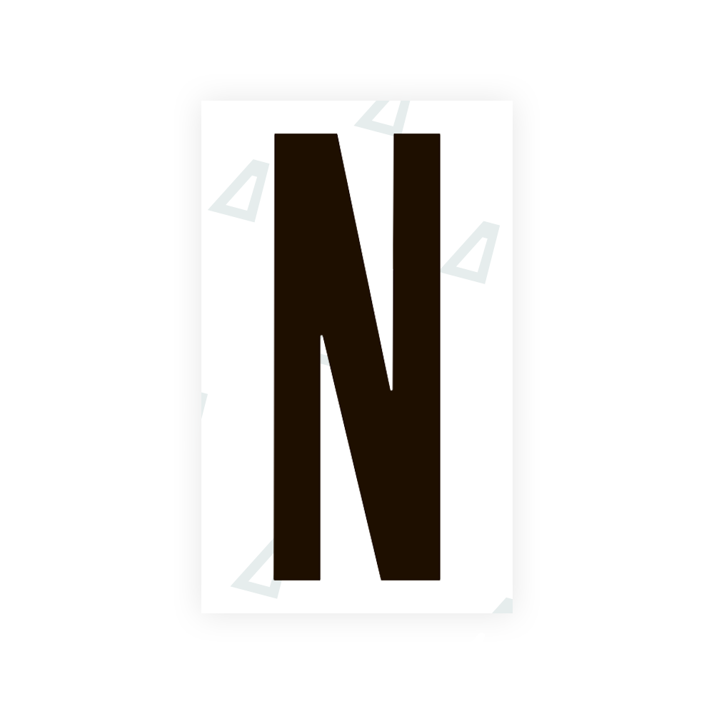 Alite Nanofilm for US (Ohio 2021) license plates - Symbol "N" - Alite
