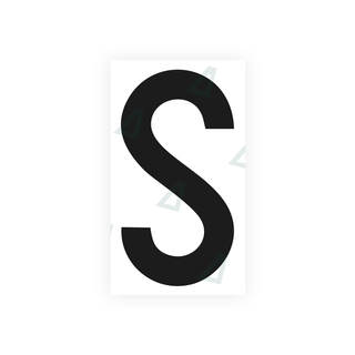 Alite Nanofilm for rear Italy license plates - Symbol "S" - Alite
