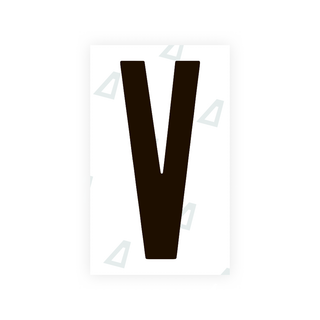 Alite Nanofilm for US (Ohio 2021) license plates - Symbol "V" - Alite
