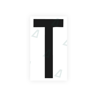 Alite Nanofilm for rear Italy license plates - Symbol "T" - Alite