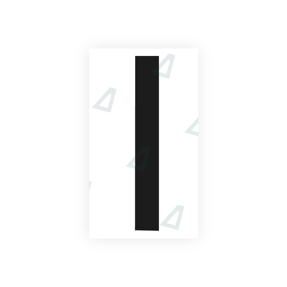 Alite Nanofilm for rear Italy license plates - Symbol "I" - Alite