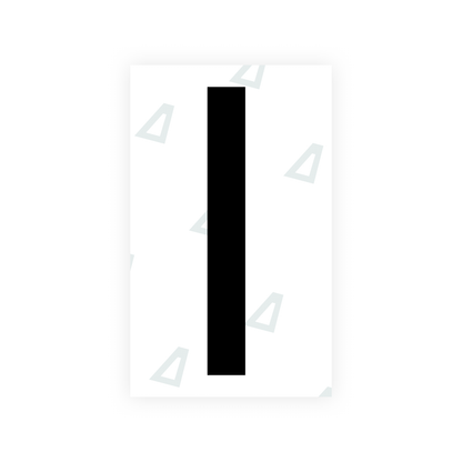 Alite Nanofilm for US (Nevada) license plates - Symbol "I" - Alite