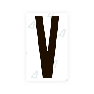 Alite Nanofilm for US (Nevada) license plates - Symbol "V" - Alite