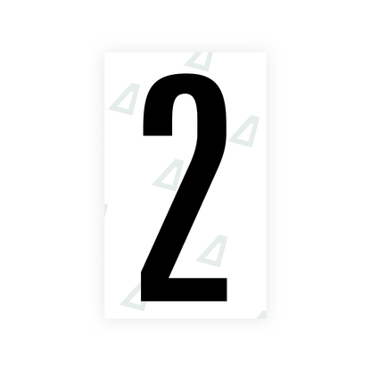 Alite Nanofilm for US (Nebraska 2002-2005) license plates - Symbol "2" - Alite
