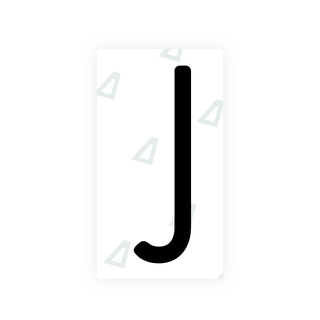 Alite Nanofilm for US (New York 2010) license plates - Symbol "J" - Alite