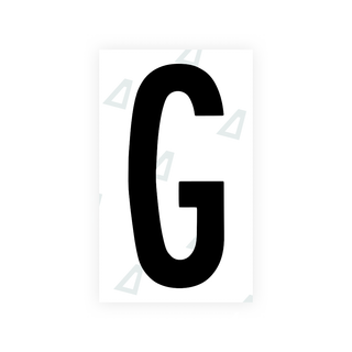 Alite Nanofilm for US (Georgia 2012 - Round) license plates - Symbol "G" - Alite