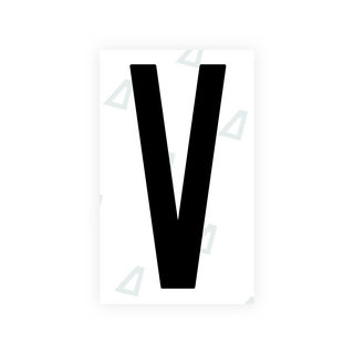 Alite Nanofilm for US (Puerto Rico) license plates - Symbol "V" - Alite