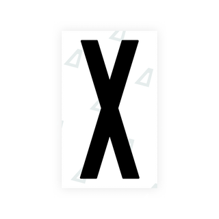 Alite Nanofilm for US (Puerto Rico) license plates - Symbol "X" - Alite
