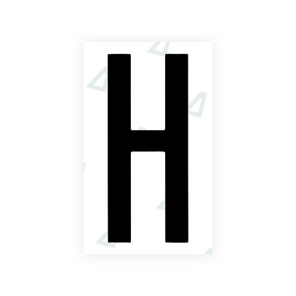 Alite Nanofilm for US (Georgia 2012 - Round) license plates - Symbol "H" - Alite