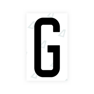 Alite Nanofilm for US (Puerto Rico) license plates - Symbol "G" - Alite