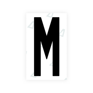 Alite Nanofilm for US (Puerto Rico) license plates - Symbol "M" - Alite