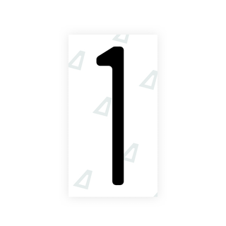 Alite Nanofilm for US (New York 2010) license plates - Symbol "1" - Alite