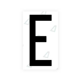 Alite Nanofilm for US (Puerto Rico) license plates - Symbol "E" - Alite