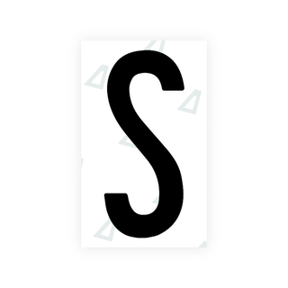 Alite Nanofilm for US (Georgia 2012 - Round) license plates - Symbol "S" - Alite
