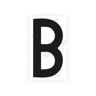 Alite Nanofilm for rear Italy license plates - Symbol "B" - Alite