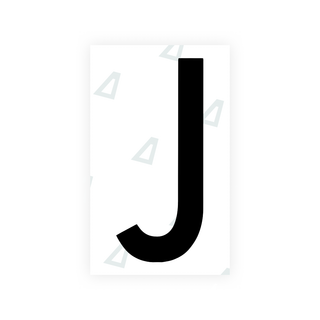 Alite Nanofilm for US (Georgia 2012 - Round) license plates - Symbol "J" - Alite