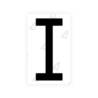Alite Nanofilm for US (Puerto Rico) license plates - Symbol "I" v² - Alite