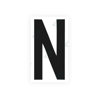 Alite Nanofilm for rear Italy license plates - Symbol "N" - Alite