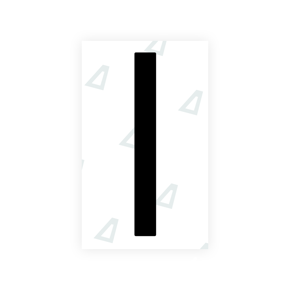 Alite Nanofilm for US (Puerto Rico) license plates - Symbol "I" - Alite