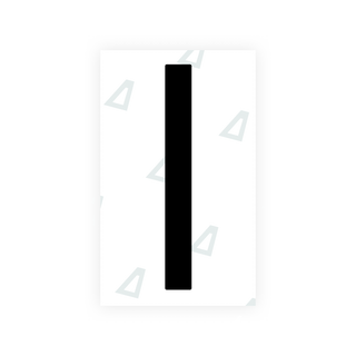 Alite Nanofilm for US (Puerto Rico) license plates - Symbol "I" - Alite
