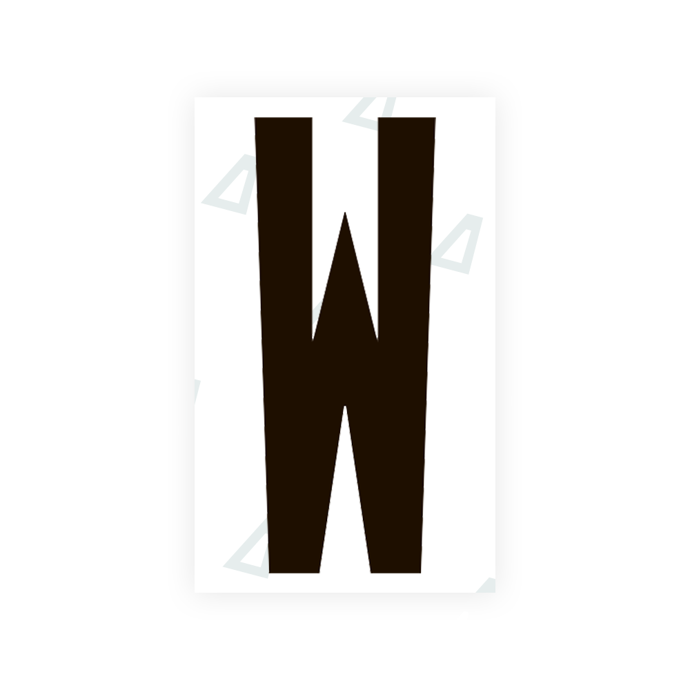 Alite Nanofilm for US (Nevada) license plates - Symbol "W" - Alite