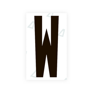 Alite Nanofilm for US (Nevada) license plates - Symbol "W" - Alite