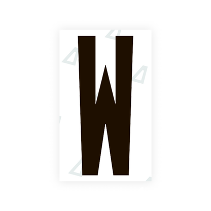 Alite Nanofilm for US (Nevada) license plates - Symbol "W" - Alite