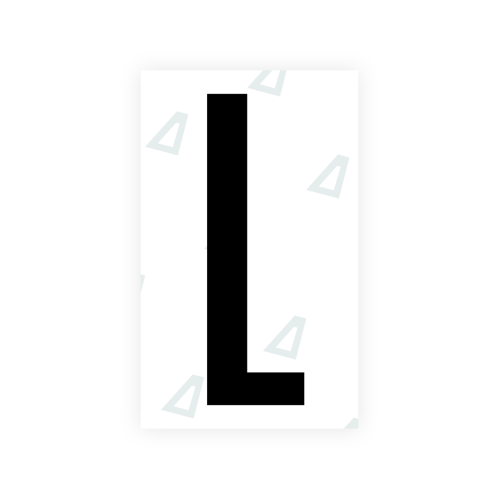 Alite Nanofilm for US (Nevada) license plates - Symbol "L" - Alite