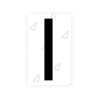Alite Nanofilm for US (Nebraska 2002-2005) license plates - Symbol "I" - Alite