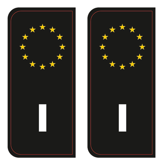 Alite Stickers™ - for number plate (Italy version) - Alite