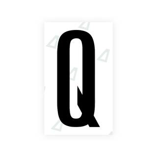 Alite Nanofilm for US (Texas) license plates - Symbol "Q" - Alite