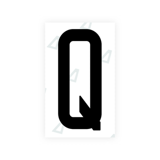 Alite Nanofilm for US (Puerto Rico) license plates - Symbol "Q" - Alite