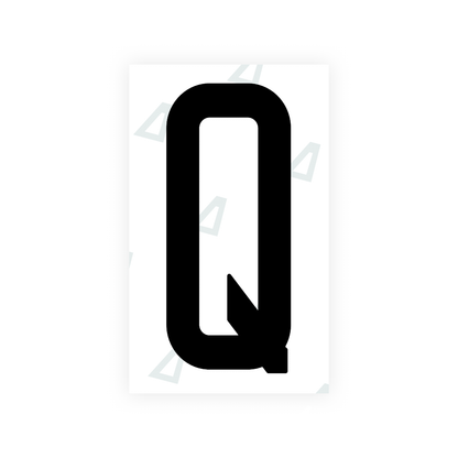 Alite Nanofilm for US (Puerto Rico) license plates - Symbol "Q" - Alite