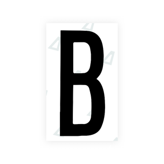 Alite Nanofilm for US (Georgia 2012 - Round) license plates - Symbol "B" - Alite