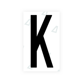 Alite Nanofilm for US (Puerto Rico) license plates - Symbol "K" - Alite