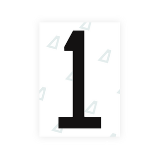 Alite Nanofilm for US (Arizona 2008) license plates - Symbol "1" - Alite