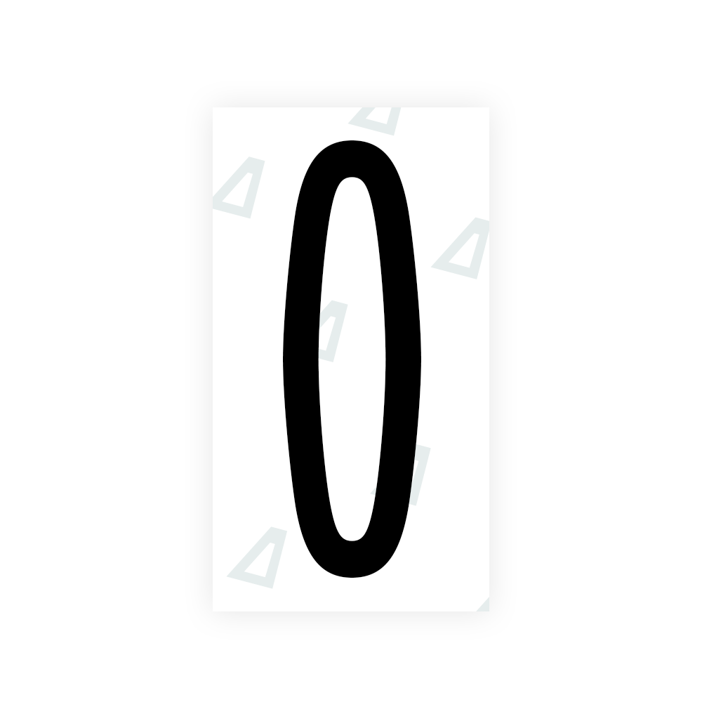 Alite Nanofilm for US (New York 2020) license plates - Symbol "O" - Alite