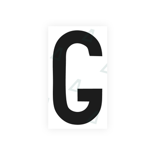 Alite Nanofilm for rear Italy license plates - Symbol "G" - Alite