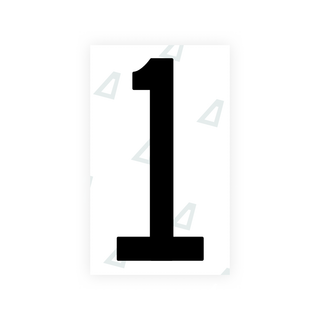 Alite Nanofilm for US (Puerto Rico) license plates - Symbol "1" - Alite
