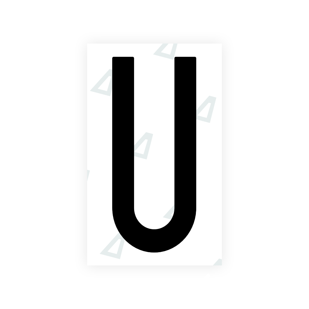 Alite Nanofilm for US (Puerto Rico) license plates - Symbol "U" - Alite