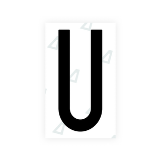 Alite Nanofilm for US (Puerto Rico) license plates - Symbol "U" - Alite