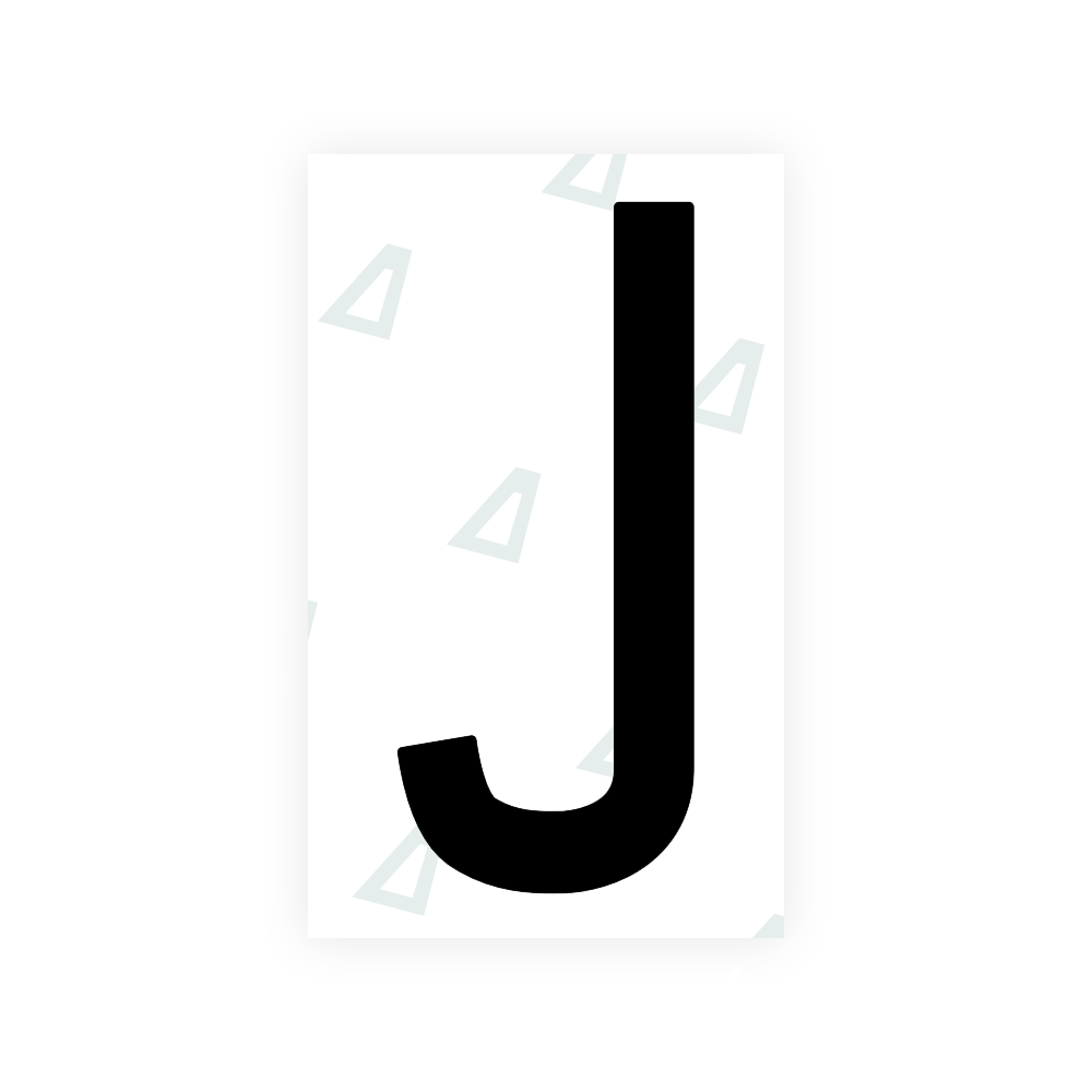 Alite Nanofilm for US (Puerto Rico) license plates - Symbol "J" - Alite