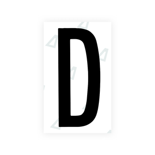 Alite Nanofilm for US (Georgia 2012 - Round) license plates - Symbol "D" - Alite
