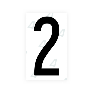 Alite Nanofilm for US (Puerto Rico) license plates - Symbol "2" - Alite